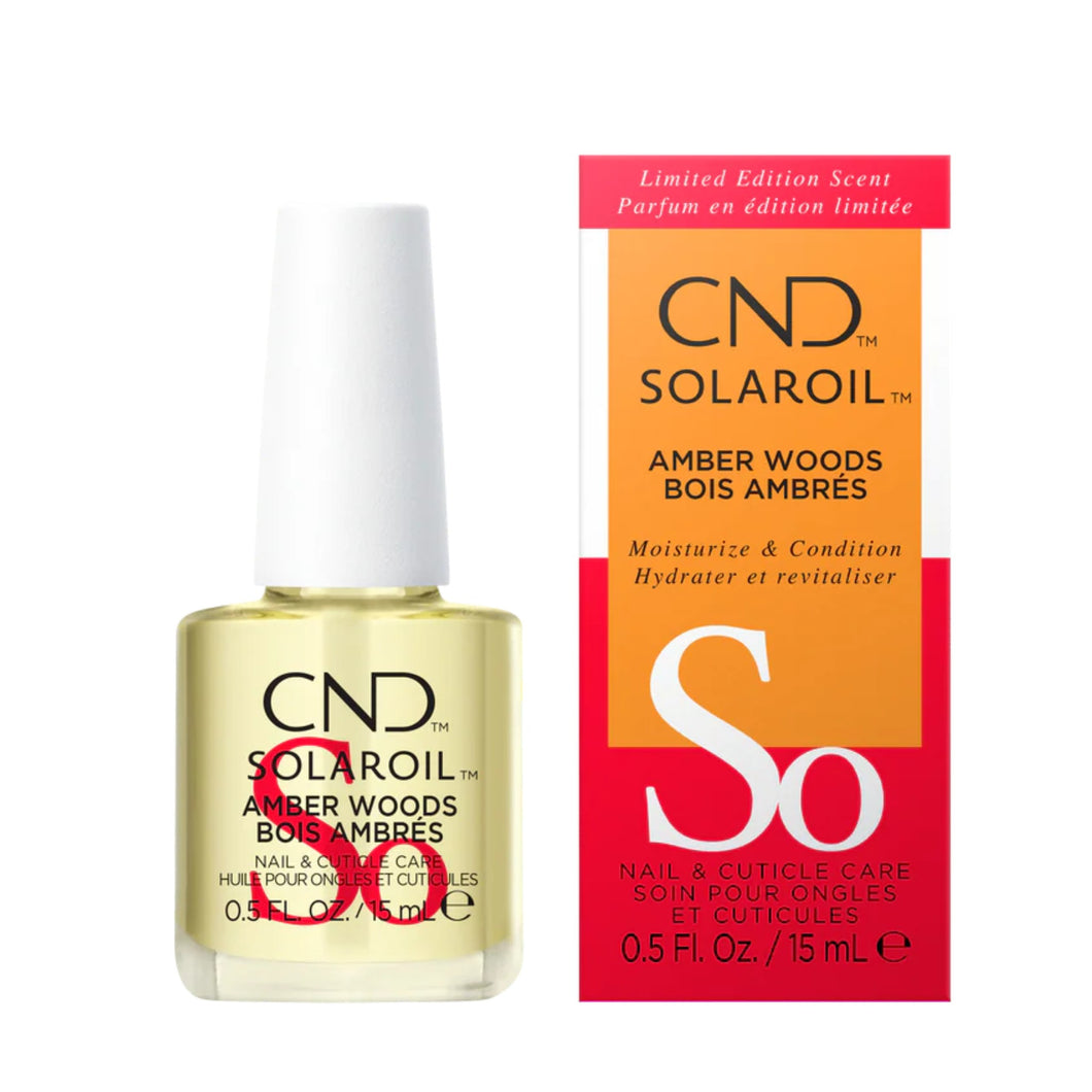 Creative Nail Solar Oil Amber Woods 15ml - Limited Edition
