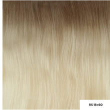 Load image into Gallery viewer, Angel Tape 20" 10 Pack #RS18+60 Root Stretch Light Ash Blonde + Lightest Platinum Blonde