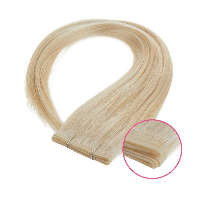 Celebrity Wigs Weft Genius SlimFit Weft Human Hair #613 Lightest Golden Blonde 50g