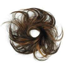Load image into Gallery viewer, Celebrity Wigs Kelly Scrunchie # 16/12HL Honey Blonde with Lt Brown Highlights
