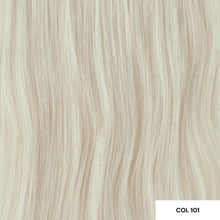 Load image into Gallery viewer, Celebrity Wigs Angel Seamless Single 5 Clip 4&quot;/10cm 14g Extensions #101 Ash Platinum Blonde