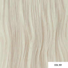 Load image into Gallery viewer, Celebrity Wigs Angel Seamless Single 5 Clip 4"/10cm 14g Extensions #101 Ash Platinum Blonde