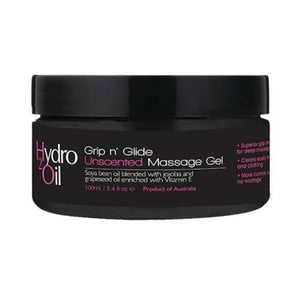 Caron Hydro2Oil Grip n' Glide Massage Gel Unscented 100ml