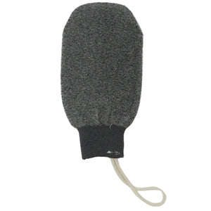 Caron Milano Exfoliating Mitt Dark Grey