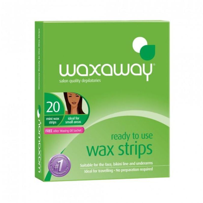 Caron Waxaway Facial Wax Strips 20 Pack