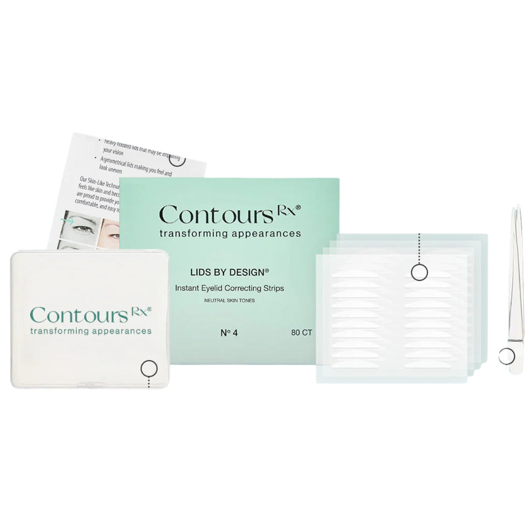 Contours Rx Lids By Design 4mm (80 Strips)