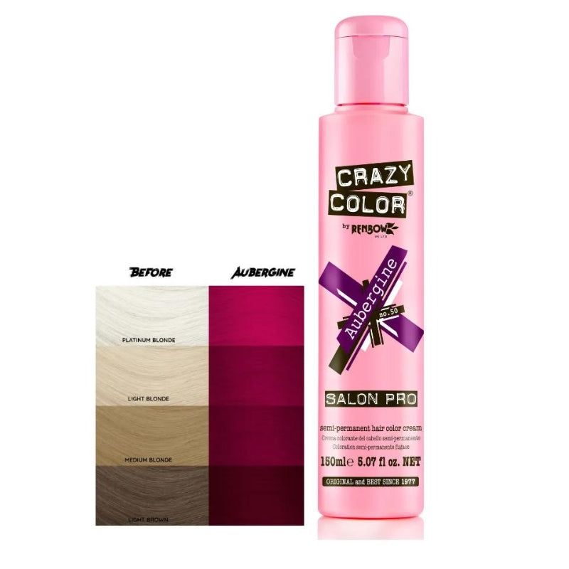 Crazy Color Aubergine 100ml