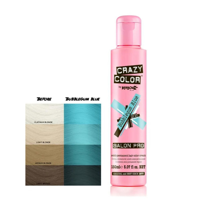 Crazy Color Bubblegum Blue 100ml