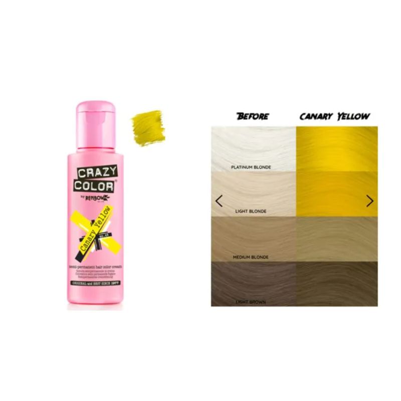 Crazy Color Canary Yellow 100ml