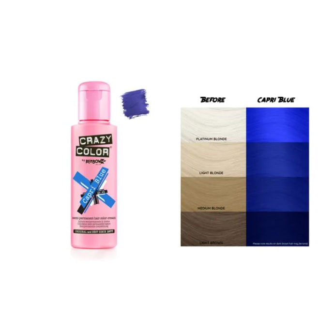 Crazy Color Capri Blue 100ml