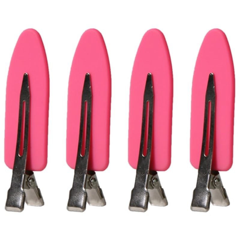 Creaseless Hair Clips Pink 4Pk