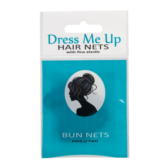 Dress Me Up Bun Hair Net Blonde 2 Pack