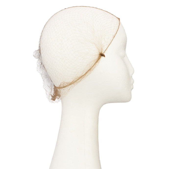 Dress Me Up Fine Hair Net Light Brown 2pk