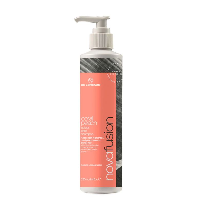De Lorenzo Novafusion Coral Peach Shampoo 250ml