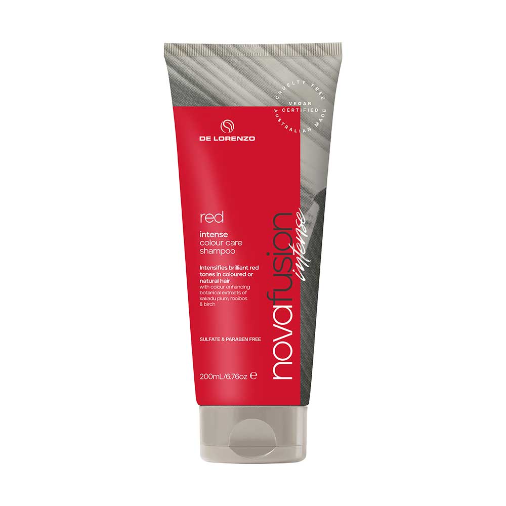 De Lorenzo Novafusion Intense Red Color Care Shampoo 200ml