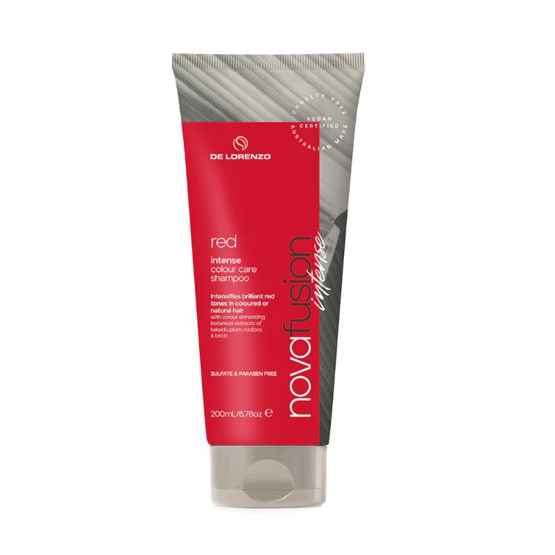 De Lorenzo Novafusion Intense Red Color Care Shampoo 200ml