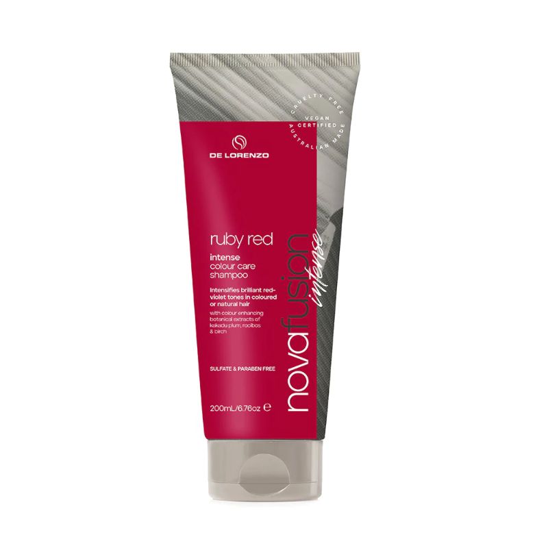De Lorenzo Novafusion Intense Ruby Red Color Care Shampoo 200ml