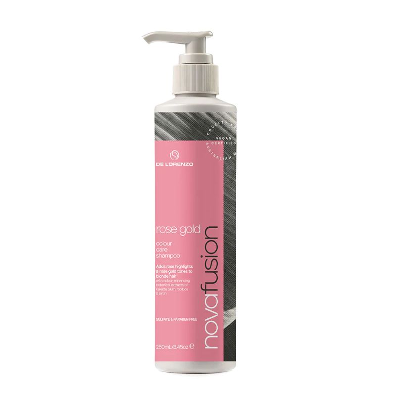 De Lorenzo Novafusion Rose Gold Shampoo 250ml