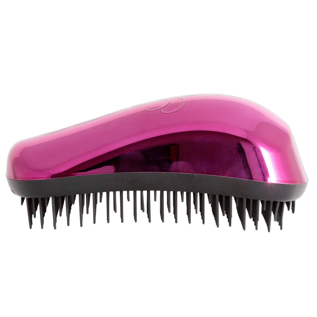 Dessata Fushia Chrome Maxi Detangling Brush Ltd Edition