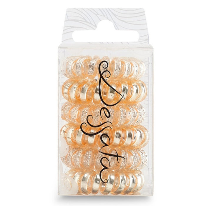 Dessata No-Pull Hair Ties Rose Gold - 6 Pack
