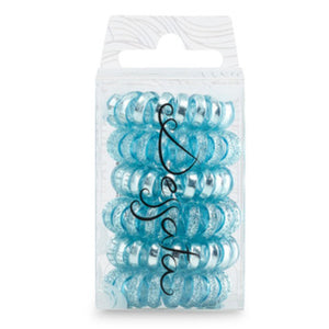 Dessata Hair Tie Turquoise 6Pk