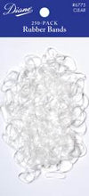 Load image into Gallery viewer, Diane Rubber Bands Clear 250pk