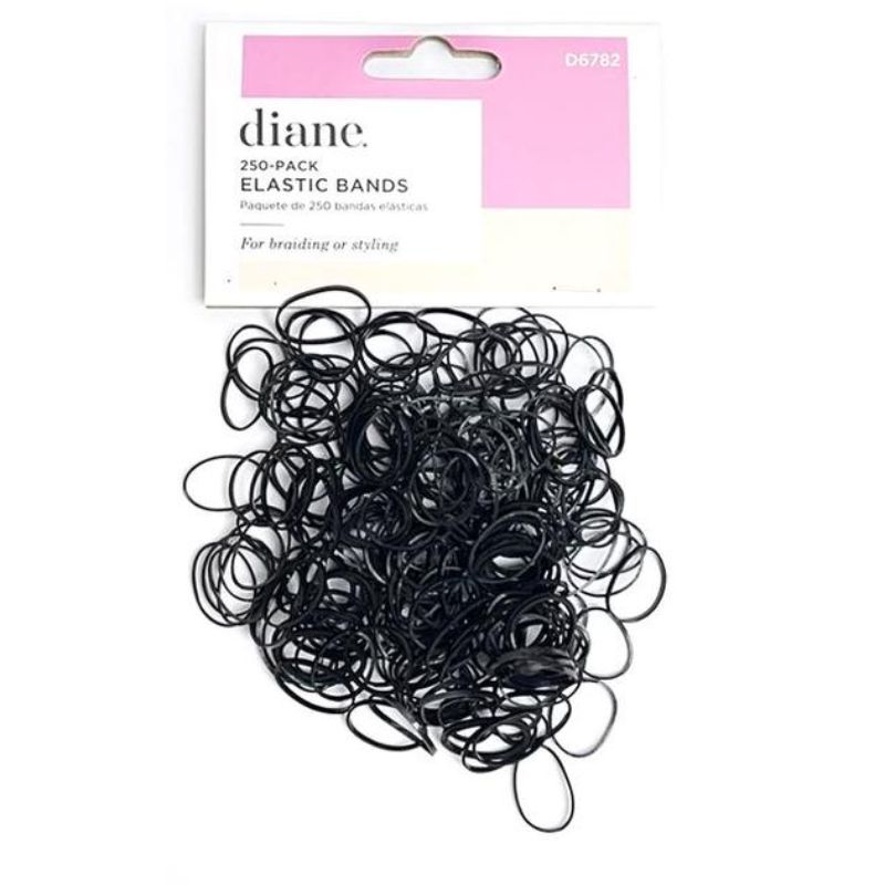 Diane Rubber Bands Black 250pk