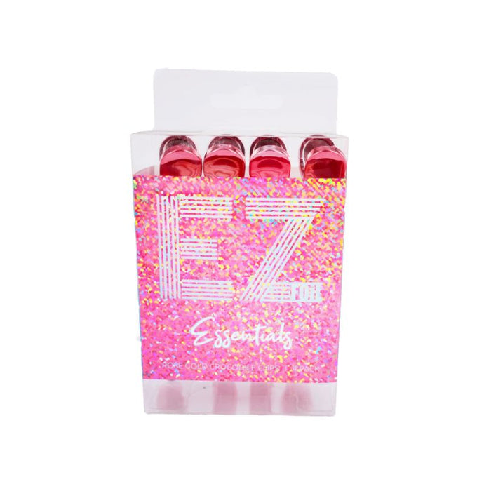 EZ Foil Rose Gold Crocodile Clip 4pk