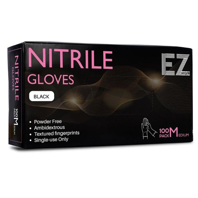 EZ Nitrile Gloves Medium 100pc