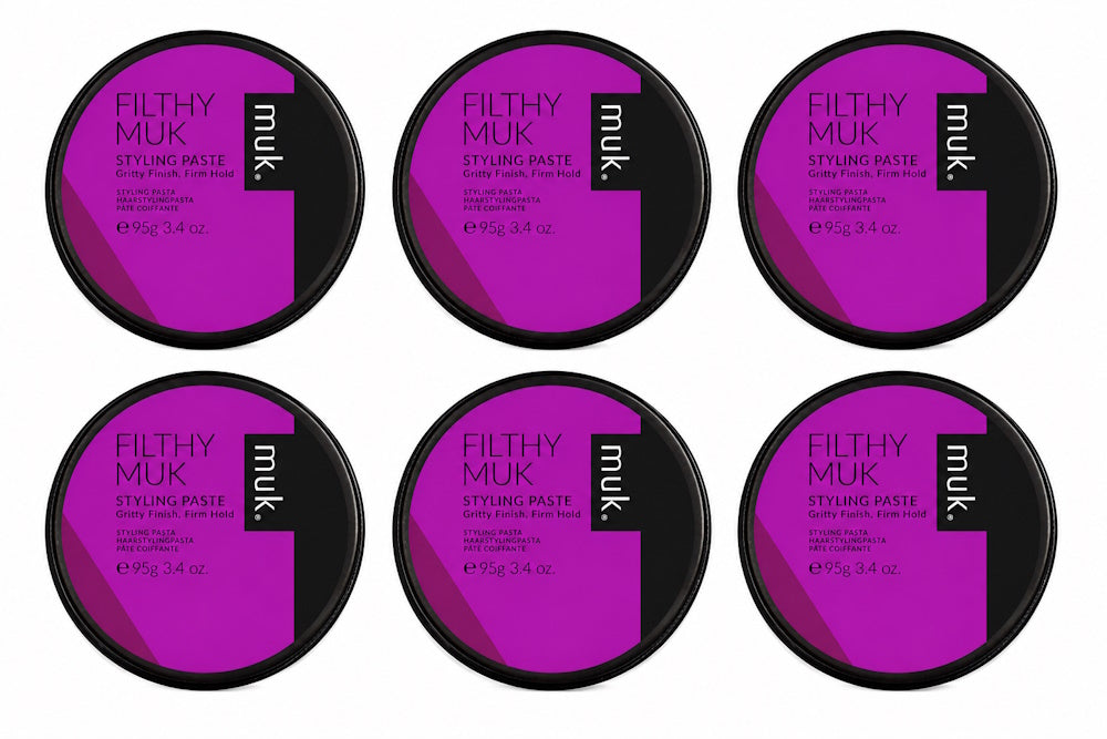 Muk Filthy Muk Firm Hold Styling Paste 95g  x 6 Bundle