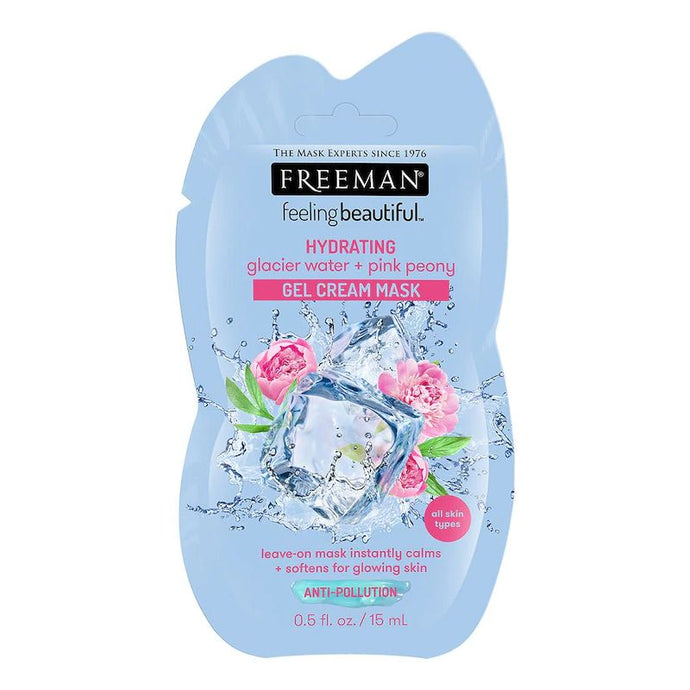 Freeman Hydrating Glacier Water + Pink Peony Gel Cream Mask 15ml