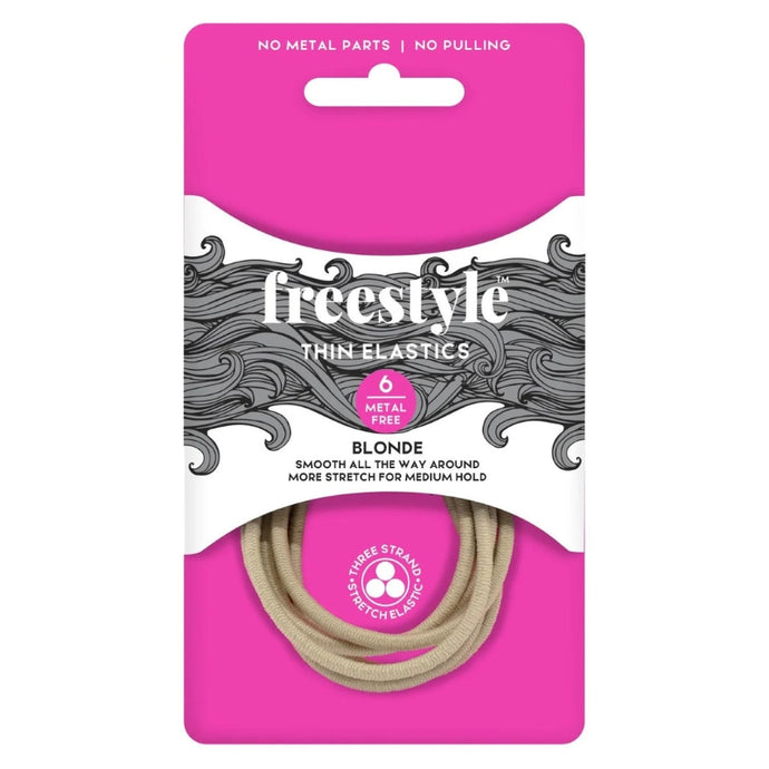 Freestyle Metal Free Thick Elastics - Blonde