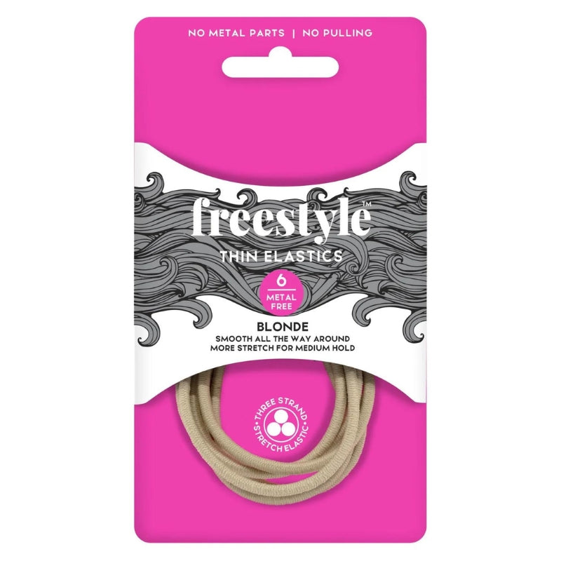 Freestyle Metal Free Thick Elastics - Blonde