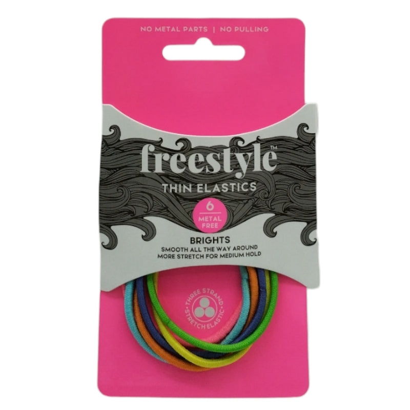 Freestyle Metal Free Thin Elastics - Brights