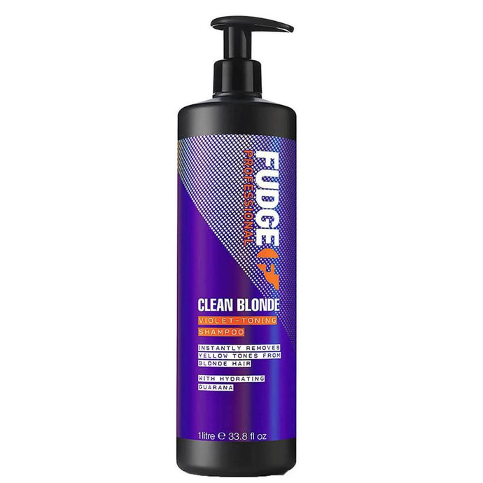 Fudge Clean Blonde Original Violet Toning Shampoo 1 Litre