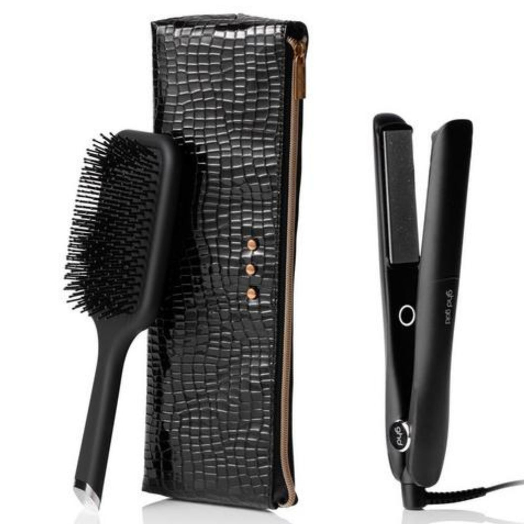 GHD Gold + Styler Bag + Paddle Brush Gift Set Limited Edition
