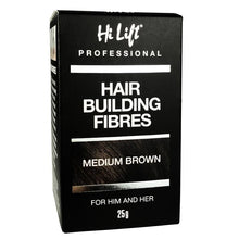 Load image into Gallery viewer, Hi Lift Hair Building Fibres Medium Brown 25g