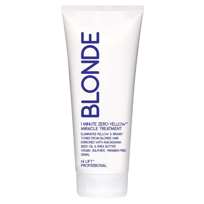 Hi Lift Blonde 1 Minute Zero Yellow Miracle Treatment 200ml