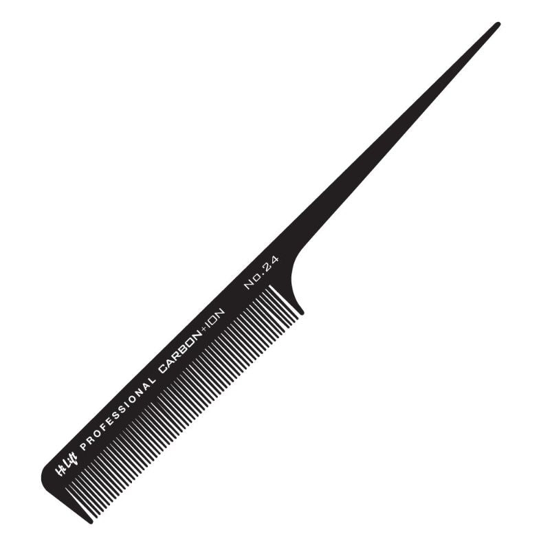 Hi Lift Carbon + Ion Hightec Plastic Tail Comb - 24
