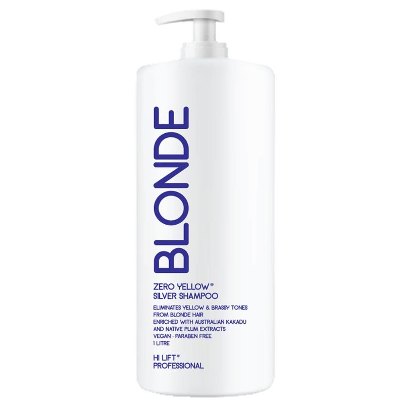 Hi Lift Zero Blonde Pure Silver Shampoo 1 Litre