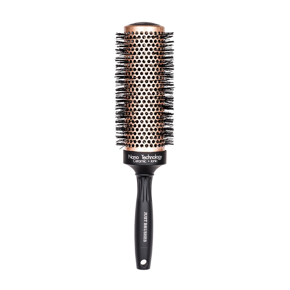 Just Brushes Rosegold Ceramic Nano Extra Long Barrel Brush - Size 43