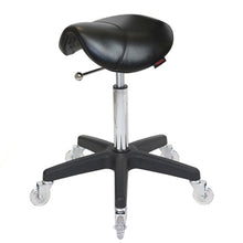 Load image into Gallery viewer, Saddle Stool No Back Black