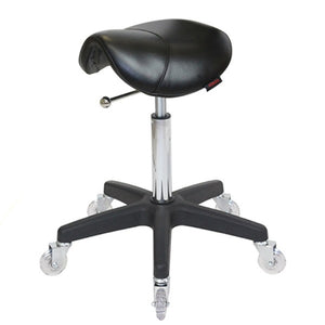 Saddle Stool No Back Black