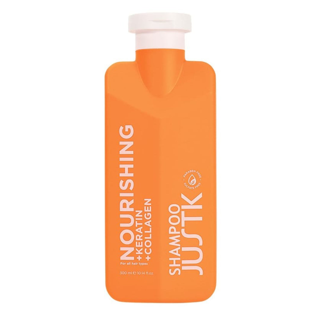 JustK Keratin & Collagen Nourishing Shampoo 300ml