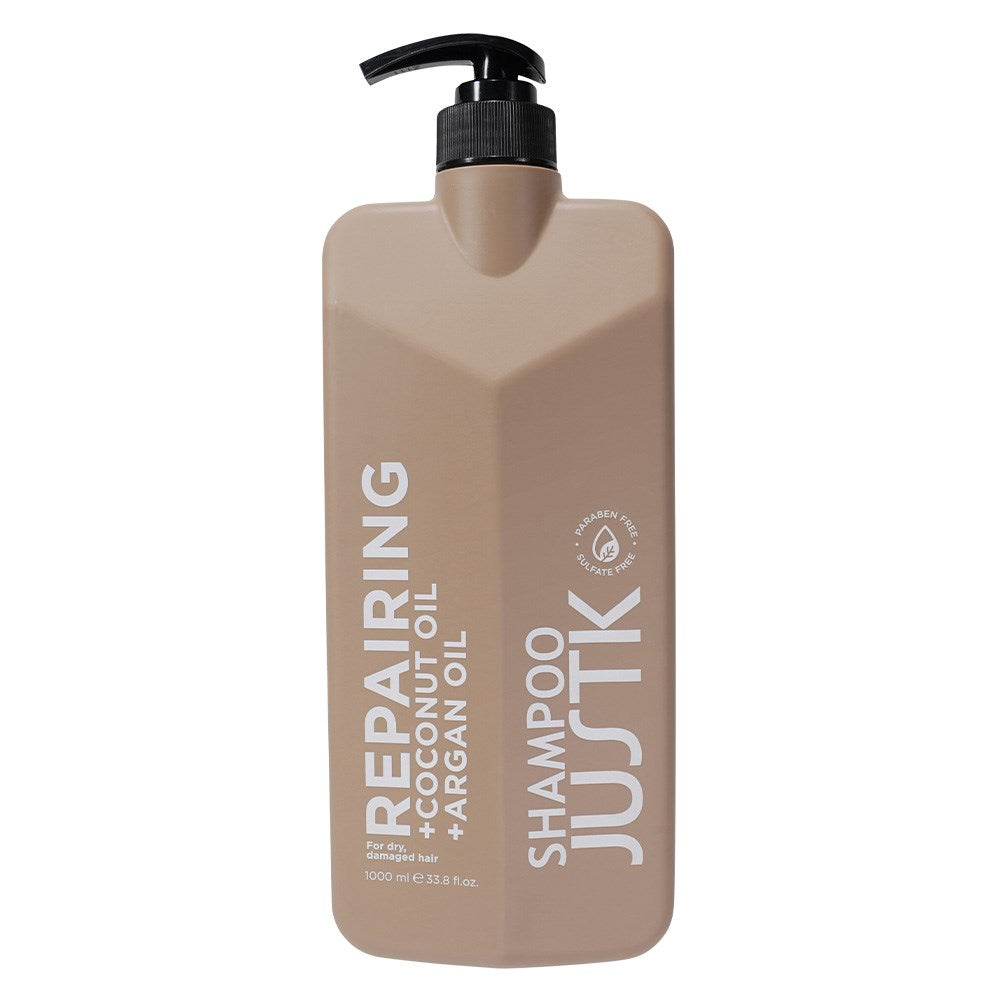 JustK Argan Oil & Coconut Repairing Damaged Hair Shampoo 1 Litre