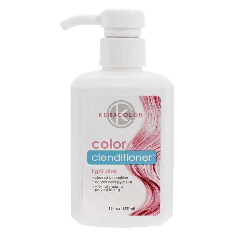 Keracolor Clenditioner Colour Shampoo Light Pink 355ml