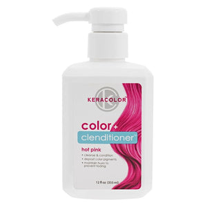 Keracolor Clenditioner Conditioning Colour Shampoo Hot Pink 355ml