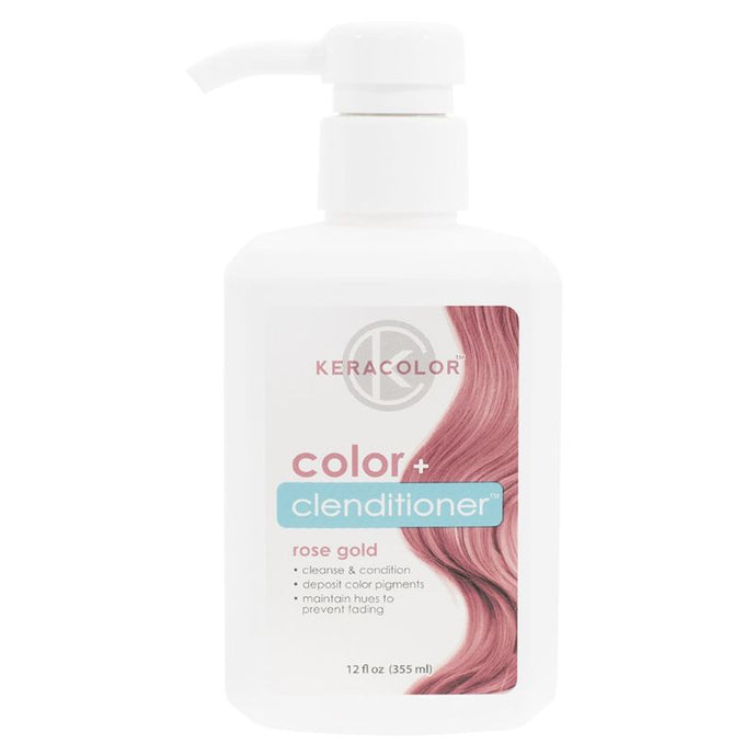 Keracolor Clenditioner Colour Shampoo Rose Gold 355ml