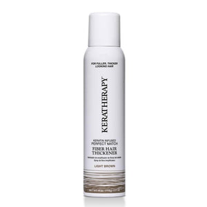 Keratherapy Keratin Infused Fibre Hair Thickener Light Brown 151ml