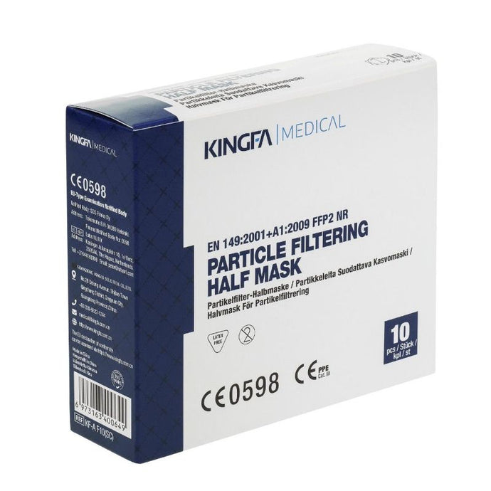 Kingfa White Face Mask 10 Pack